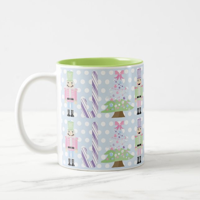 Em Dois Tons Caneca de café Pastel do chá da série do (Esquerda)