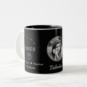 Em Dois Tons Caneca de Café Personalizada com Constelação do Zo