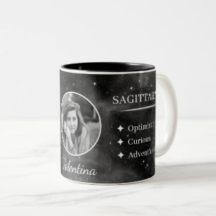 Em Dois Tons Caneca de Café Personalizada com Foto e Nome Sagit