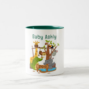 Em Dois Tons Caneca de Café Personalizada com nome da criança Z