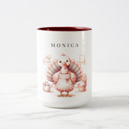 Em Dois Tons Caneca de Café Personalizada, Cozinhe Peru