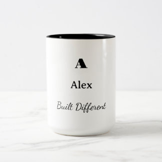 Em Dois Tons Caneca de Café Personalizada Feita Diferente Inici