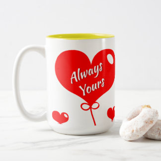 Em Dois Tons Caneca de Café Personalizada Para Minha Namorada