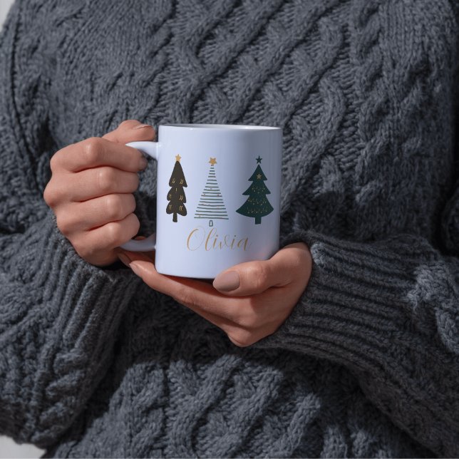 Em Dois Tons Caneca de Café Personalizada Quente (Criador carregado)