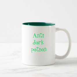 Em Dois Tons caneca de café poção anti-burro