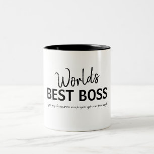 Em Dois Tons Caneca de Café Presente Engraçado para o Melhor Ch