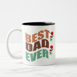 Em Dois Tons Caneca de café presente para o pai - Melhor pai de
