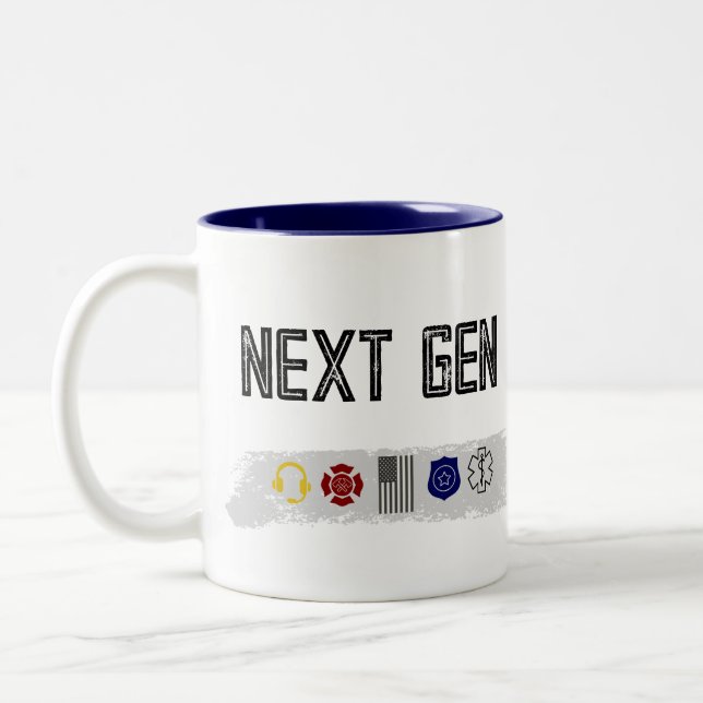 Em Dois Tons Caneca de Café Próxima Geração (Esquerda)