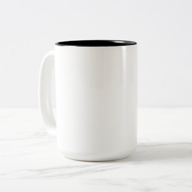 Em Dois Tons Caneca de café PSFS (Frente Esquerda)