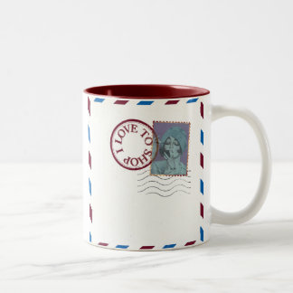 Em Dois Tons caneca de café que eu amo comprar