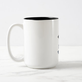 Em Dois Tons Caneca de Café Rainha Gata Batik Mística