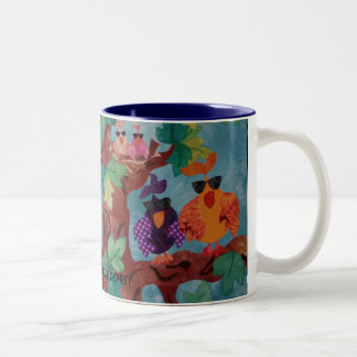 Em Dois Tons Caneca de café "reunida"
