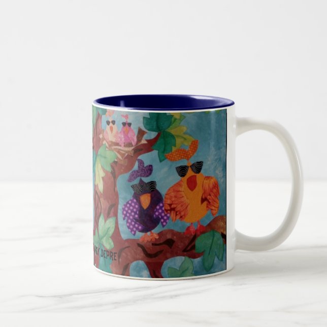 Em Dois Tons Caneca de café "reunida" (Direita)