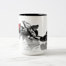 caneca de café rosa