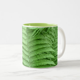 Em Dois Tons Caneca de Café Samambaia Natureza Verde
