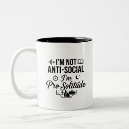 Em Dois Tons Caneca de Café Santuário da Solidão