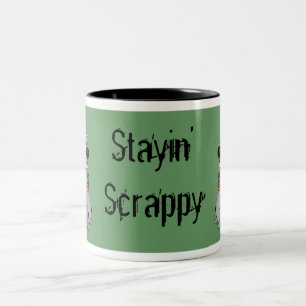 Em Dois Tons Caneca de café Scrappy de Stayin