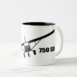 Em Dois Tons Caneca de café super do dever do zénite 750