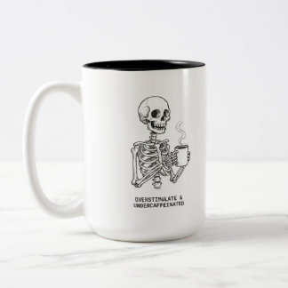 EM DOIS TONS CANECA DE CAFÉ SUPER ESTIMULADA E SUBCAFEINADA