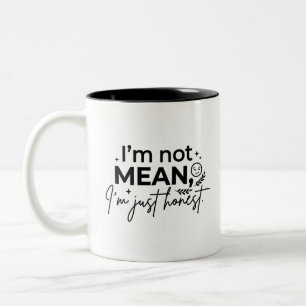 Em Dois Tons Caneca de Café Tom 2 Citação Sarcástica