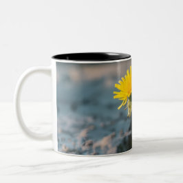 Em Dois Tons Caneca de Café Two-Tone Dandelion Resiliente