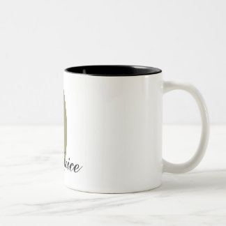 Em Dois Tons Caneca de café verde-oliva do suco