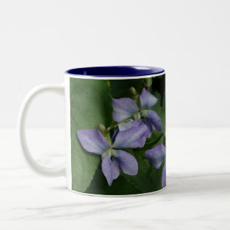Em Dois Tons Caneca de café violeta