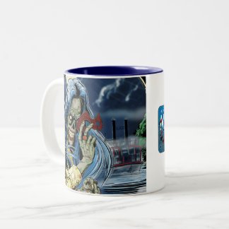 Em Dois Tons Caneca de café Zombie do Mississippi