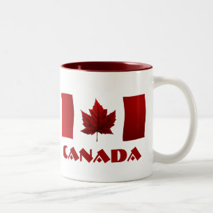 Em Dois Tons Caneca de Canadá do copo de café da lembrança d