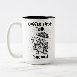 Em Dois Tons Caneca de Duas Cores: Caneca de Café de Tartaruga