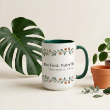 Caneca de Mãe de Planta Cômica de Café Botânico (1