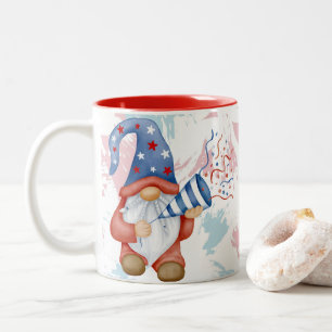 Em Dois Tons Caneca de Natal GNOME, para Amantes do Gnome, Café