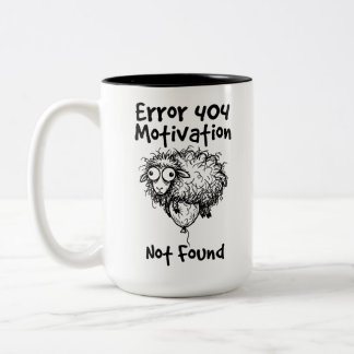 Em Dois Tons Caneca de Ovelha Fofa Bicolor para Amantes de Café