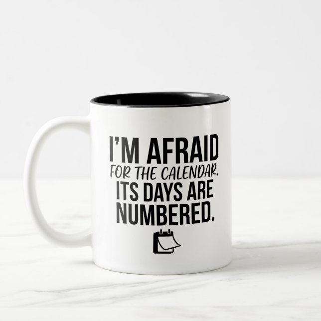Em Dois Tons Caneca de Piadas de Pai Amante de Café (Esquerda)