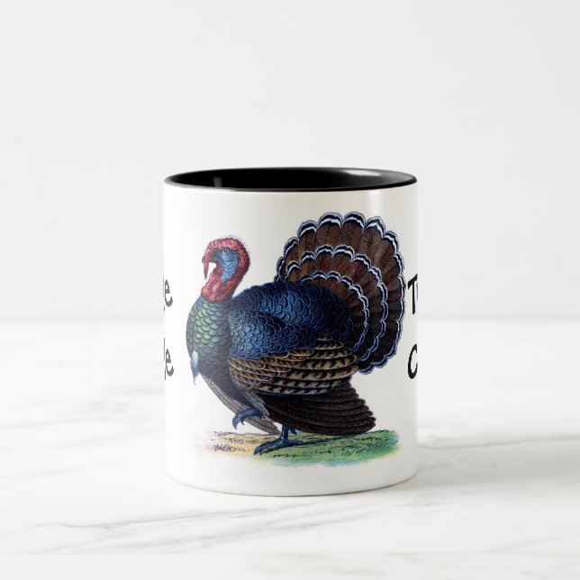 Em Dois Tons Caneca do copo de café de Turquia da acção de (Centro)
