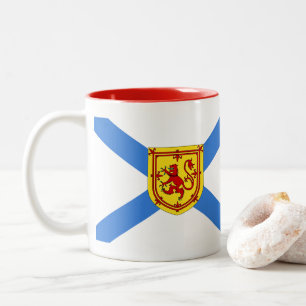 Em Dois Tons Caneca do copo de chá do café de Nova Escócia