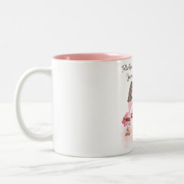 Em Dois Tons Caneca Gnomos de Café Fofos