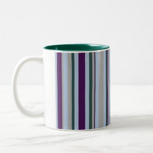 Em Dois Tons Caneca Listrada de Duas Cores, Caneca de Café de D