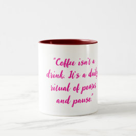 Em Dois Tons Caneca para Amantes de Café