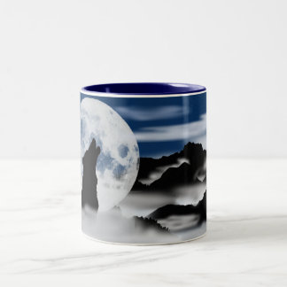 Em Dois Tons Chamada da caneca de café selvagem