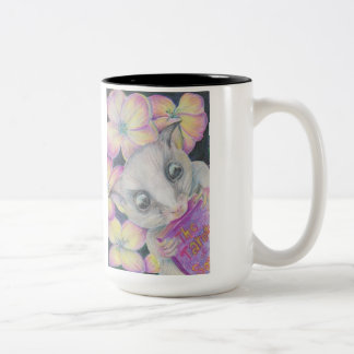 Em Dois Tons Cheio da caneca de café do planador do açúcar do