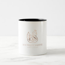 Cisne Elegante Arte de Linha Mínima Caneca de Café