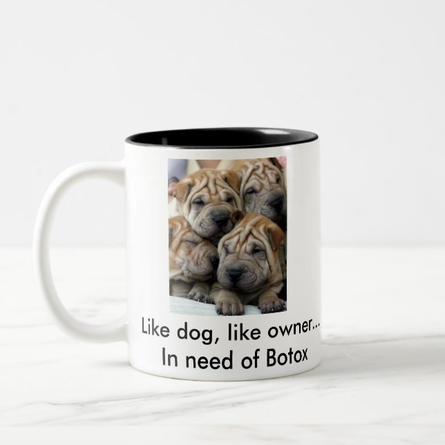 Em Dois Tons Como o cão, como a caneca de café do proprietário (Esquerda)