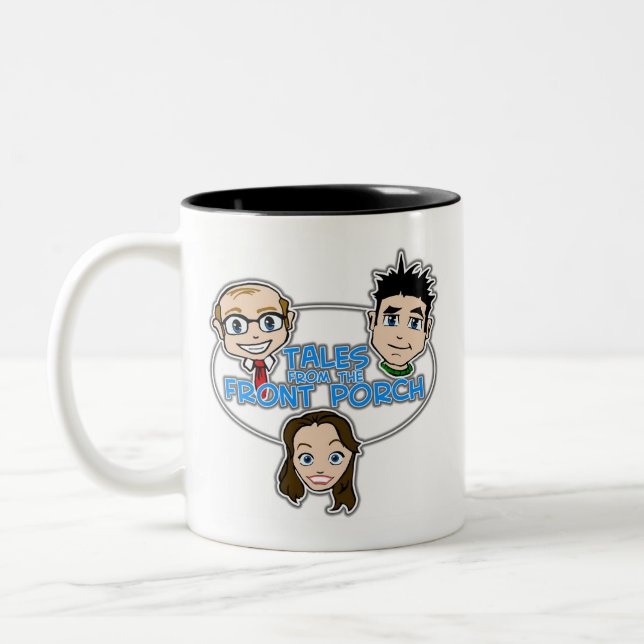 Em Dois Tons Contos da caneca de café do pátio de entrada (Esquerda)