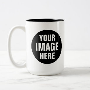 Em Dois Tons Crie Seu Próprio Caneca de Café 15oz de Duas Cores