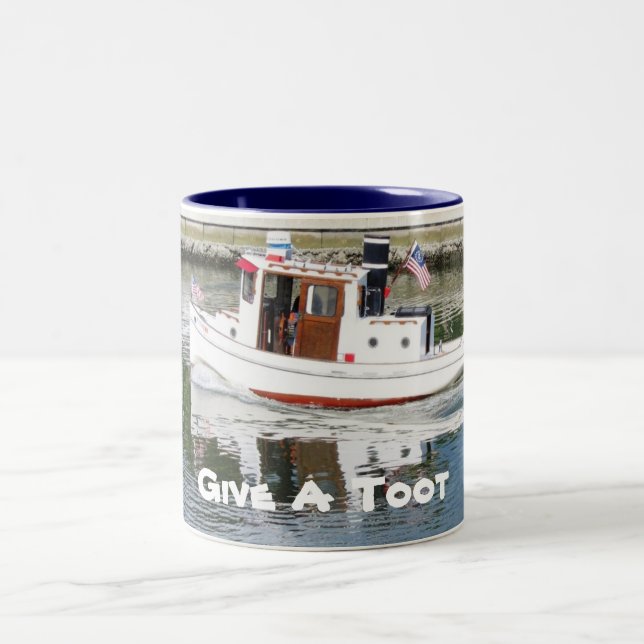 Em Dois Tons Dê uma caneca de café (Centro)