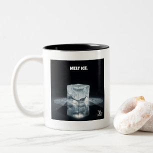 Em Dois Tons DERRETA GELO. caneca de café