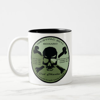 Em Dois Tons Destacamento Charlie e caneca de café de LCAC 48