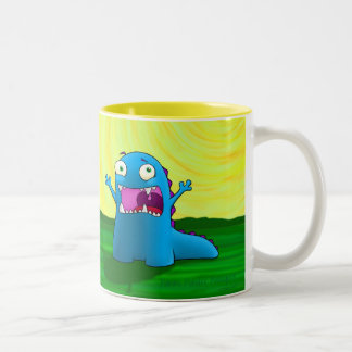 Em Dois Tons Dino me dê café, caneca de café