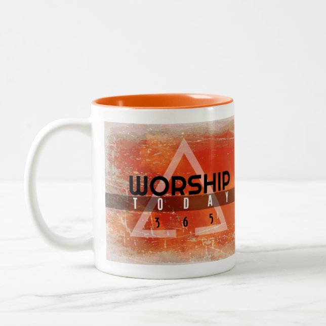 Em Dois Tons Do culto caneca de café 365 hoje (Esquerda)